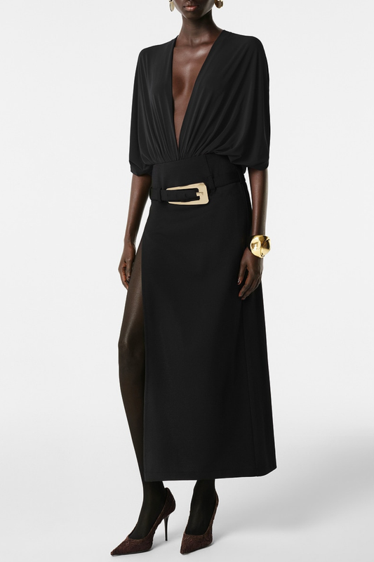 Jedidah Belted Maxi Skirt