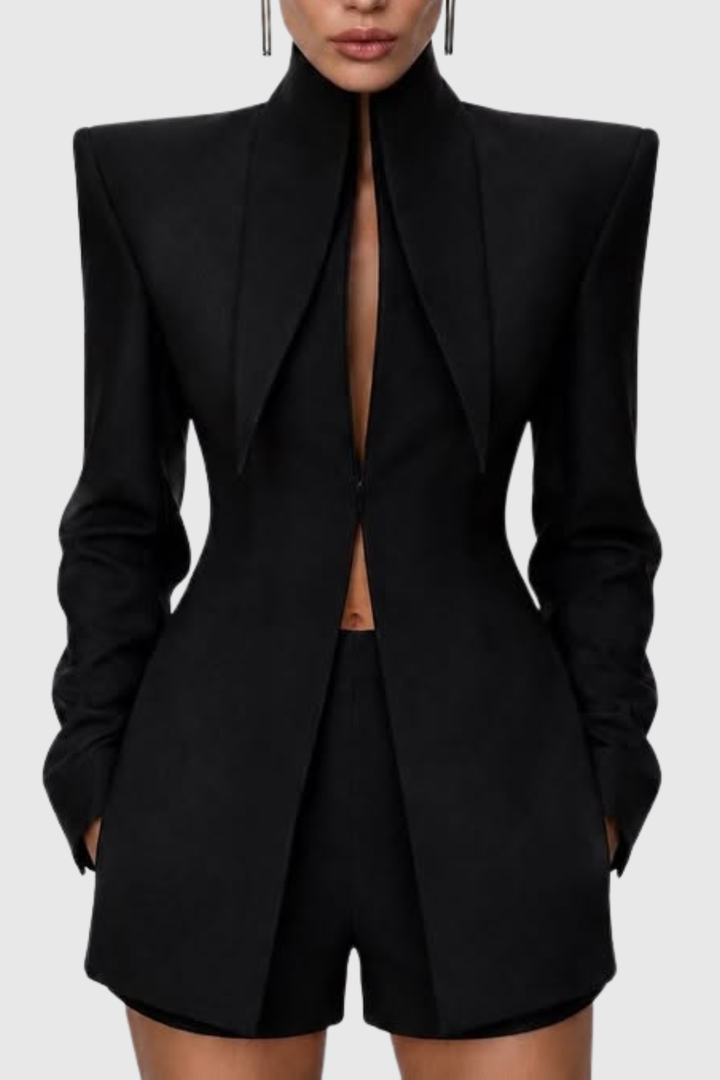 Abrazs Cutout Jacket - Black