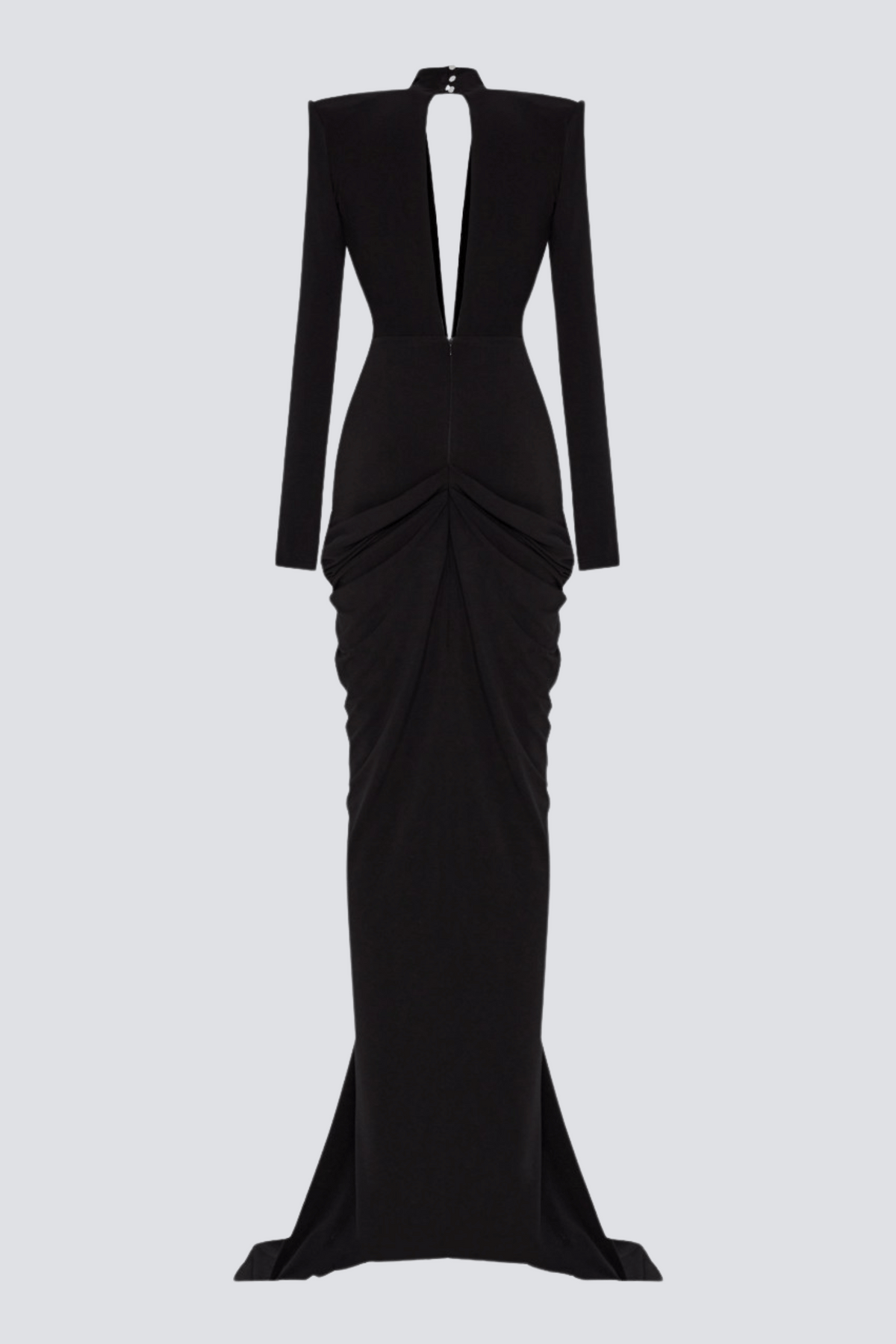 Agata V-neck Ruched Maxi Dress