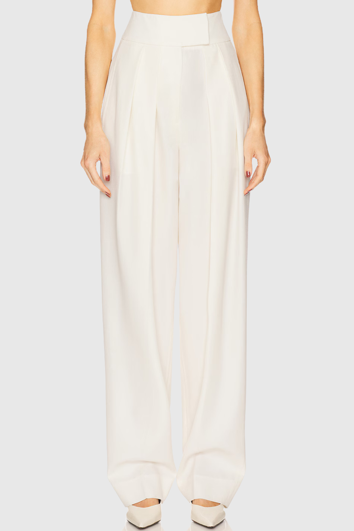 Aibson Waist Pleated Trousers