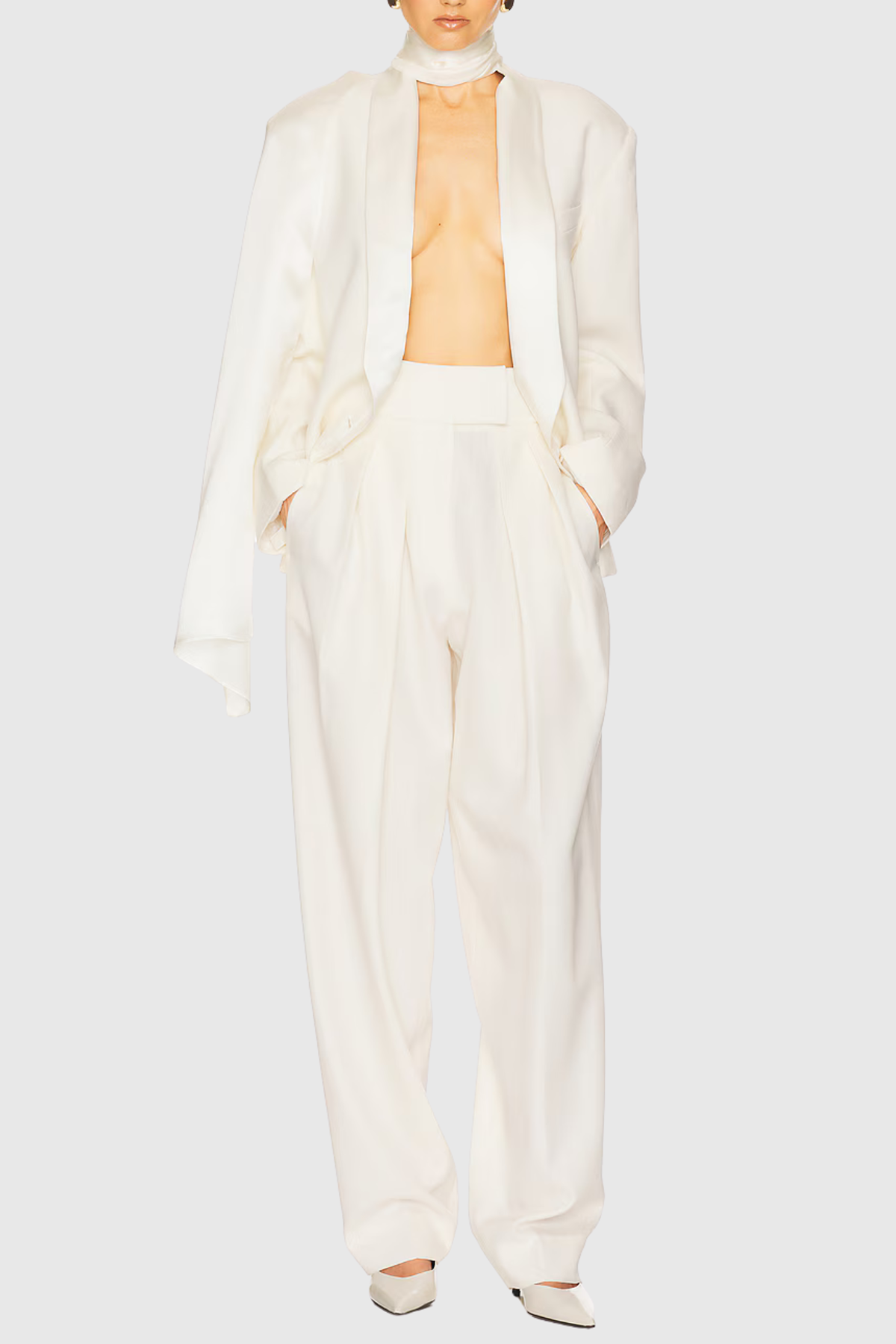 Aibson Waist Pleated Trousers