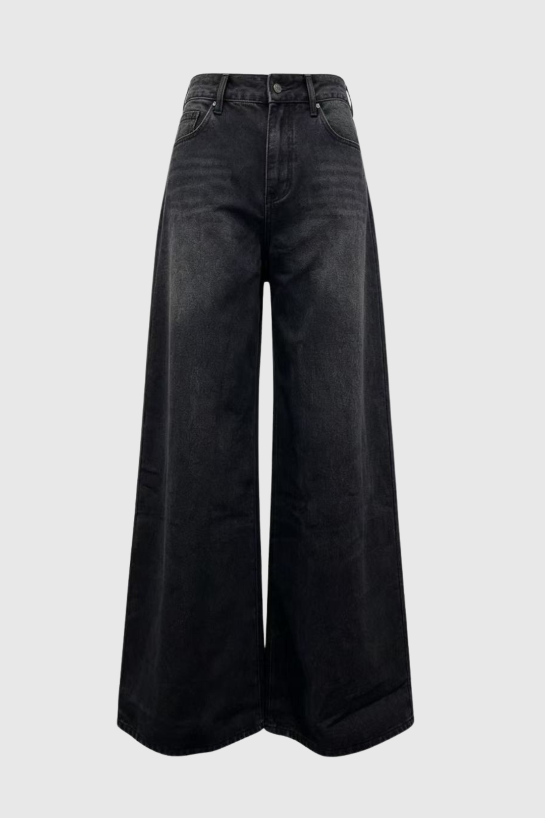 Aolbya Eyelets Jeans - Black
