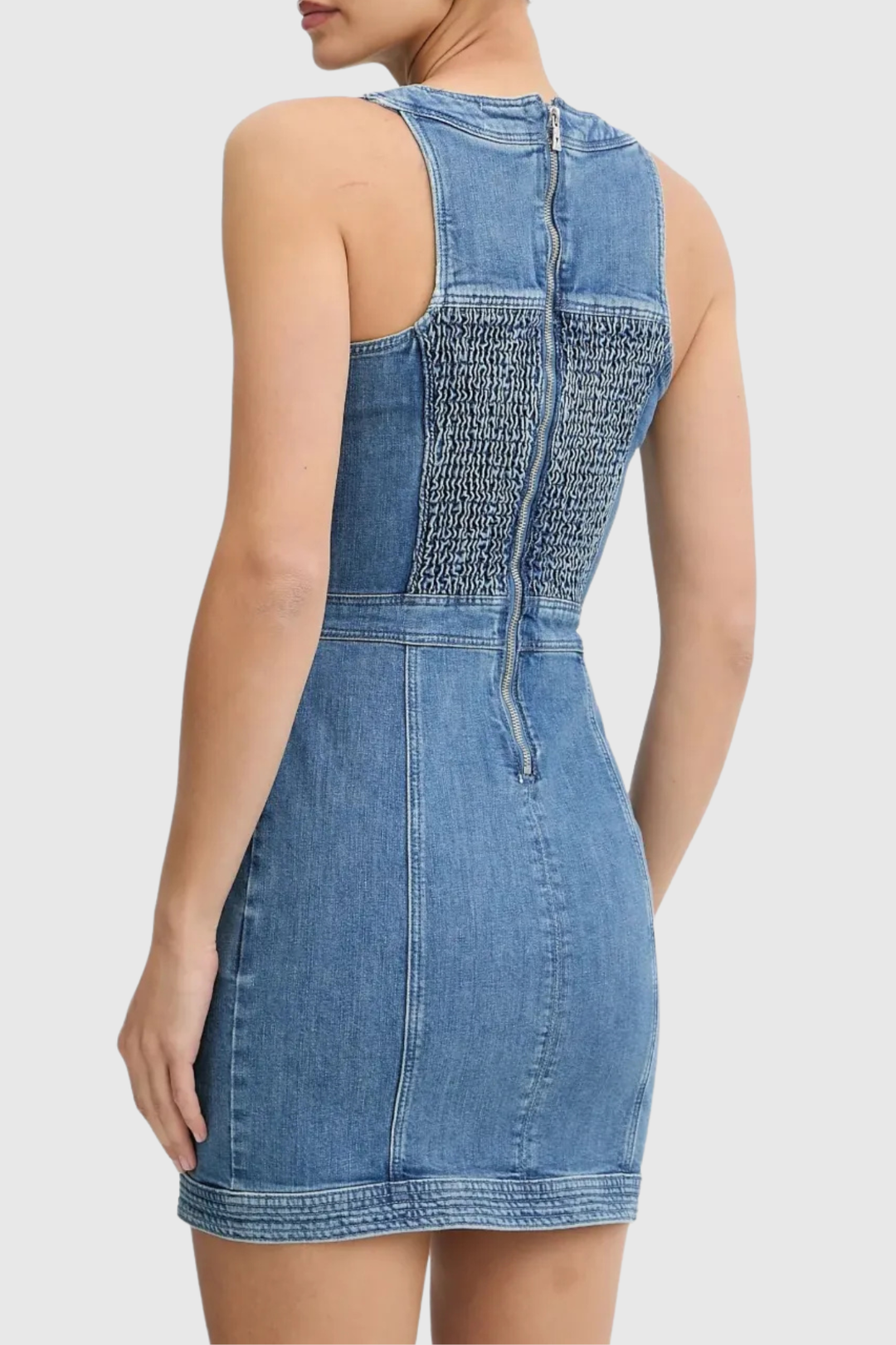 Aries Sleeveless Denim Mini Dress