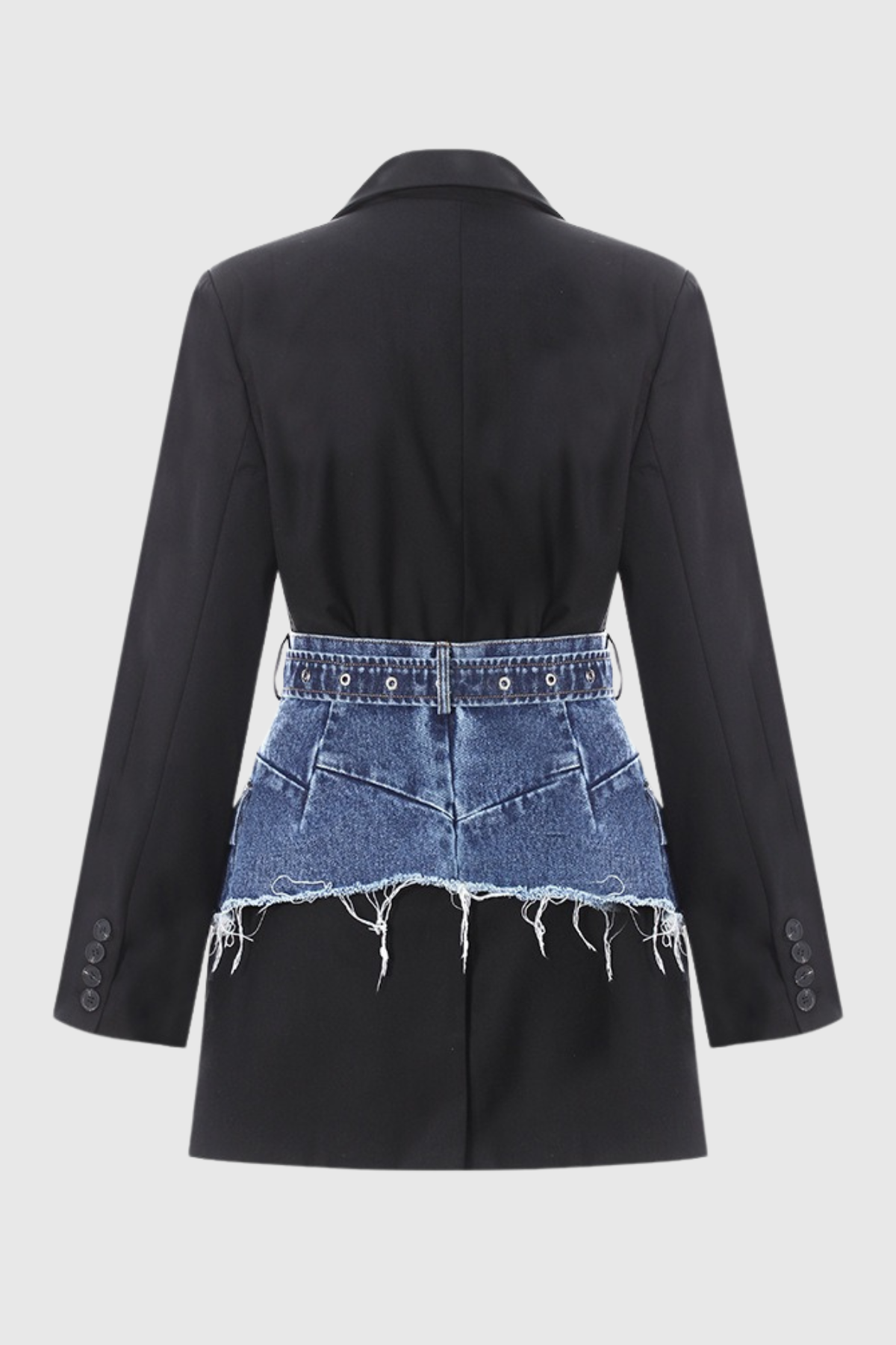 Atreya Denim Belted Blazer