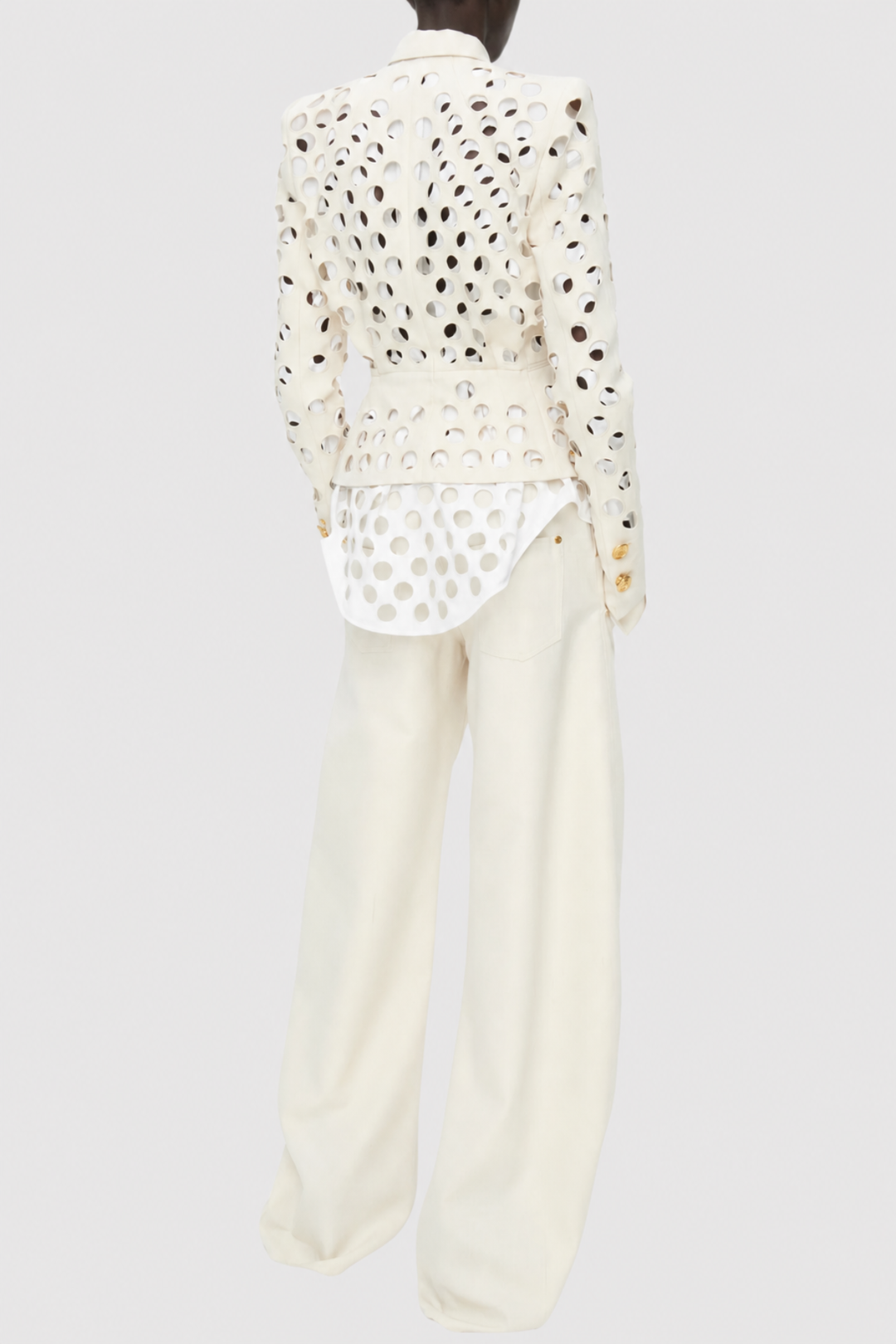 Aubrie Circle Hollow Jacket