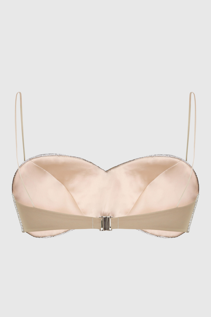 Cleeve Crystal Bra - Silver