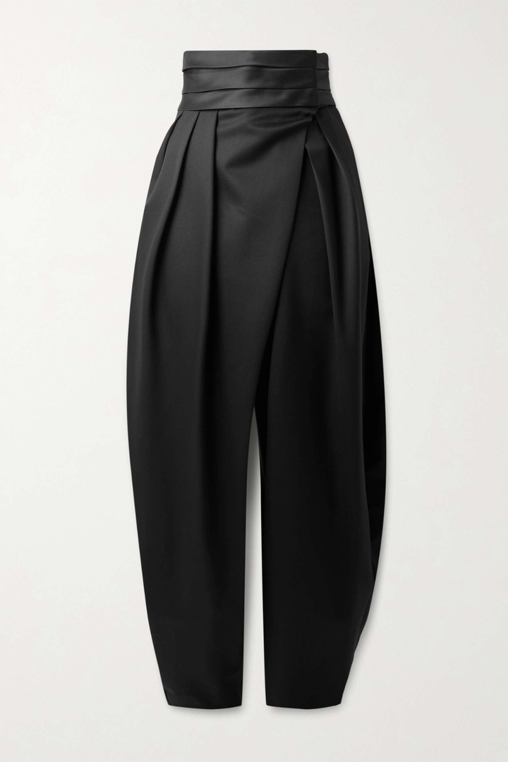 Bavian Satin Waist Round Pants