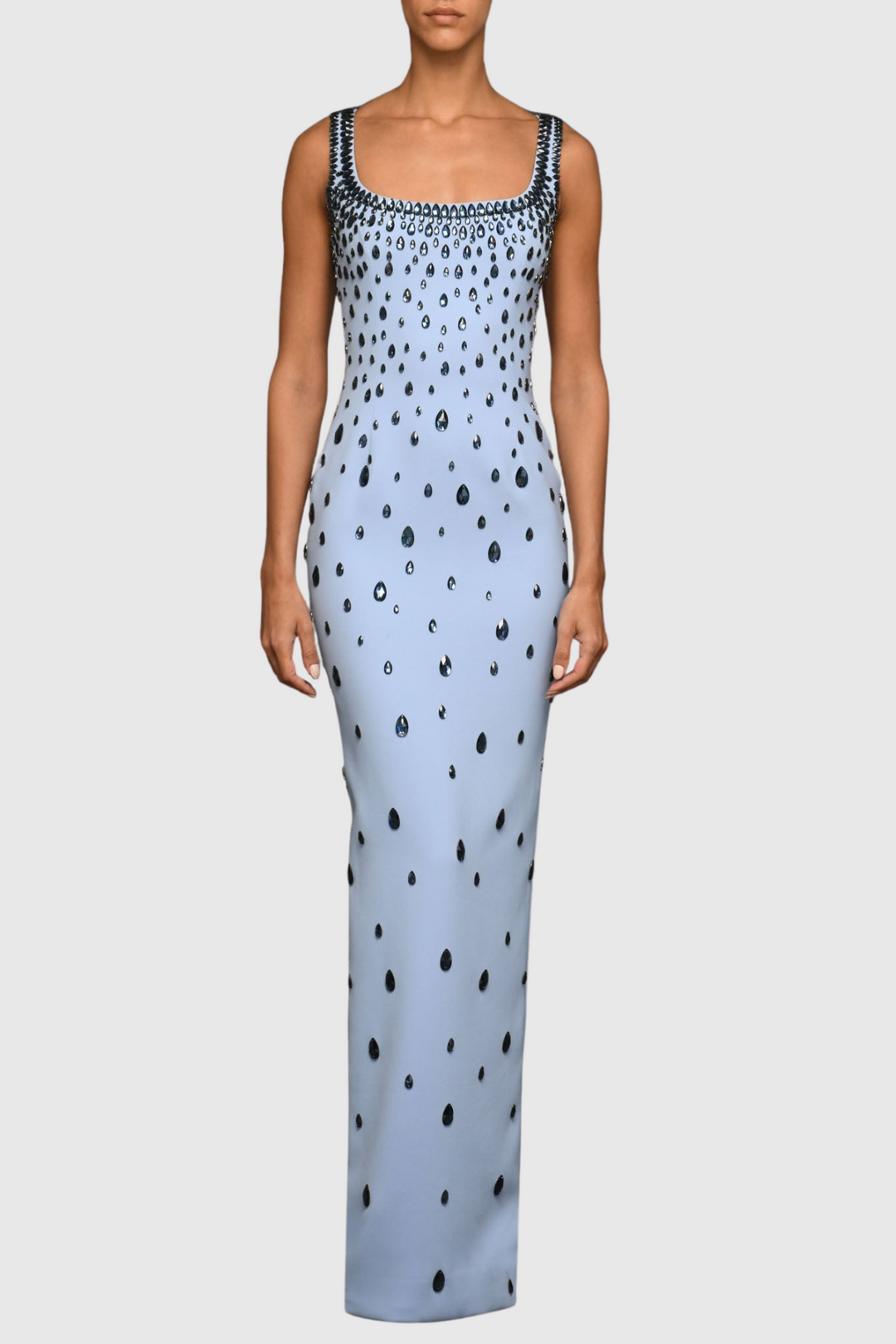 Beverle Diamante Embellished Maxi Dress - Blue