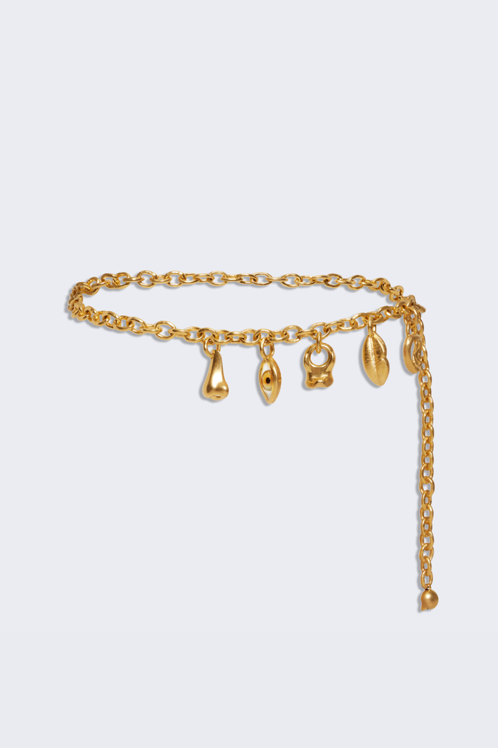 Boaz Eye Gold Chain Belt