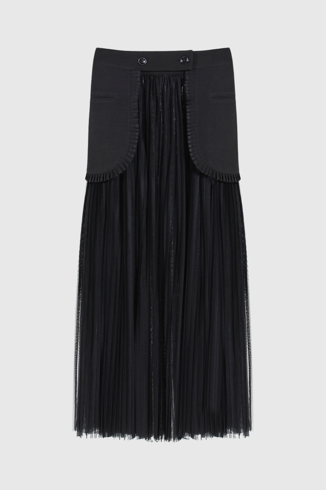 Cabo Double-Breasted Blazer And Tulle Skirt Set