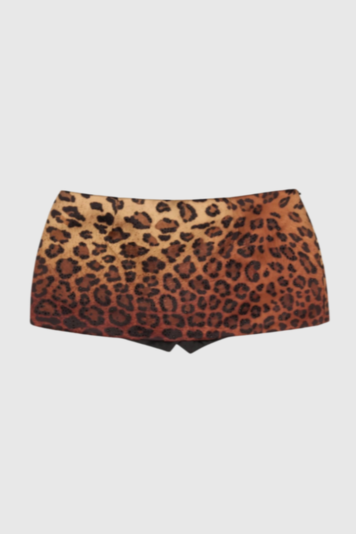 Chaya Leopard Mini Skirt