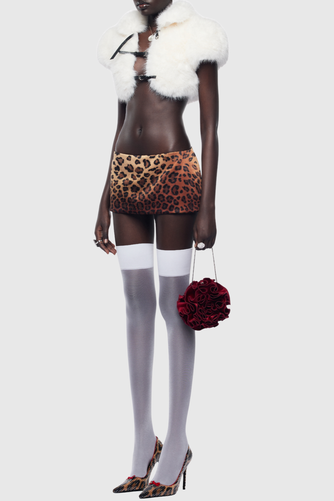 Chaya Leopard Mini Skirt
