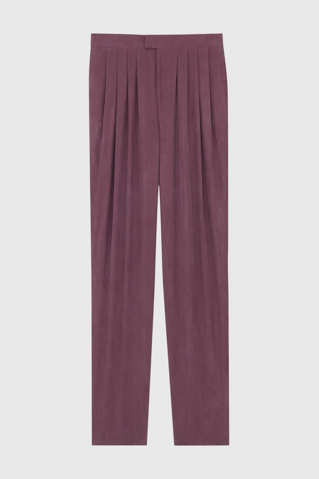 Durua Silk Oversize Blazer - Purple