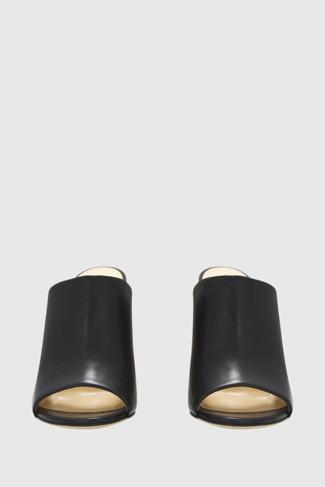 Editha Metal Spiral Mules - Black