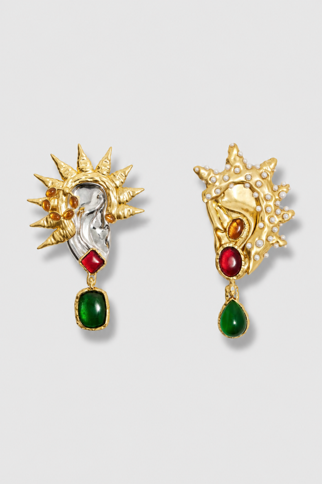 Elinor Asymmetric Earrings