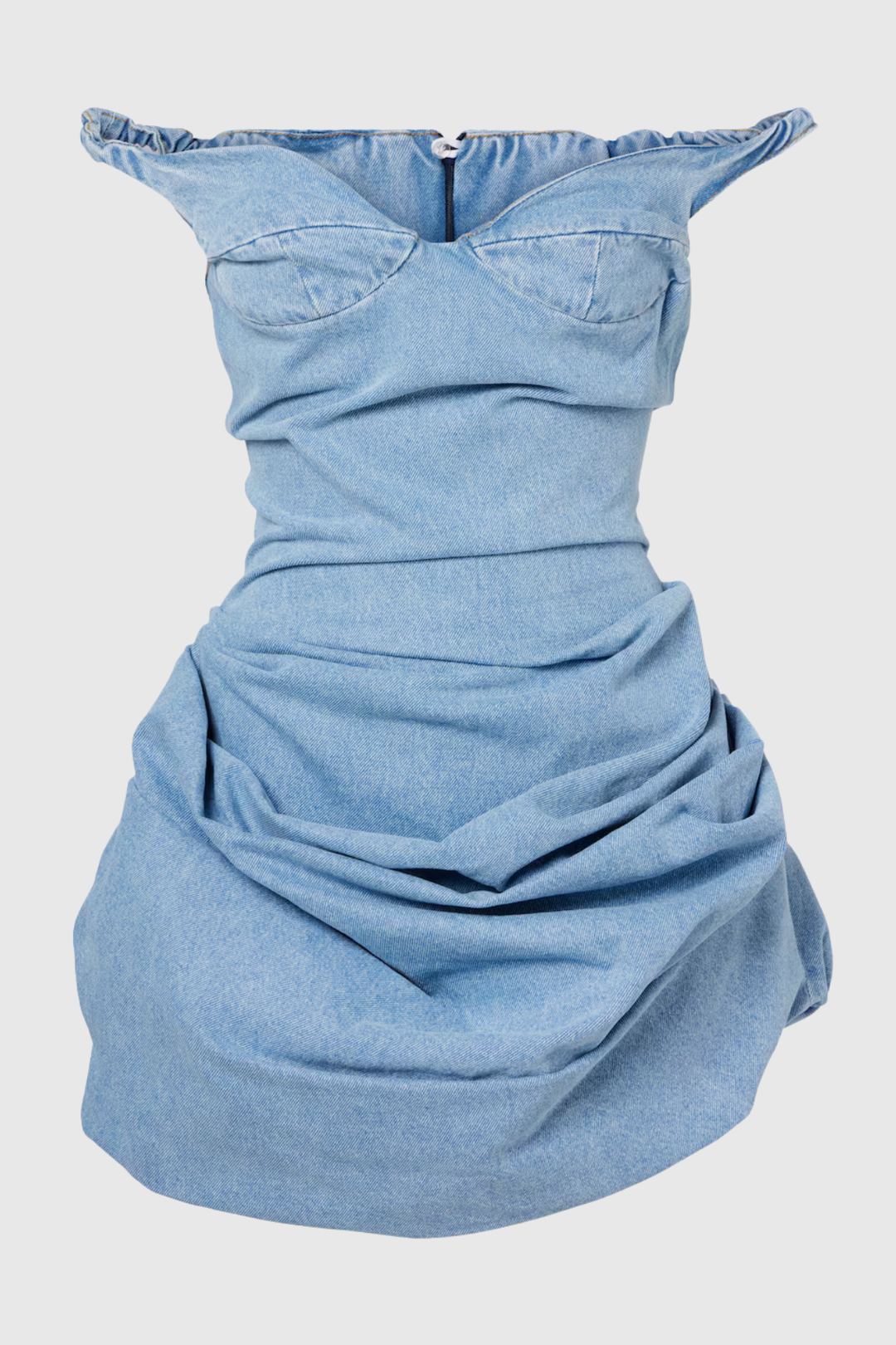 Farren Off Shoulder Denim Mini Dress