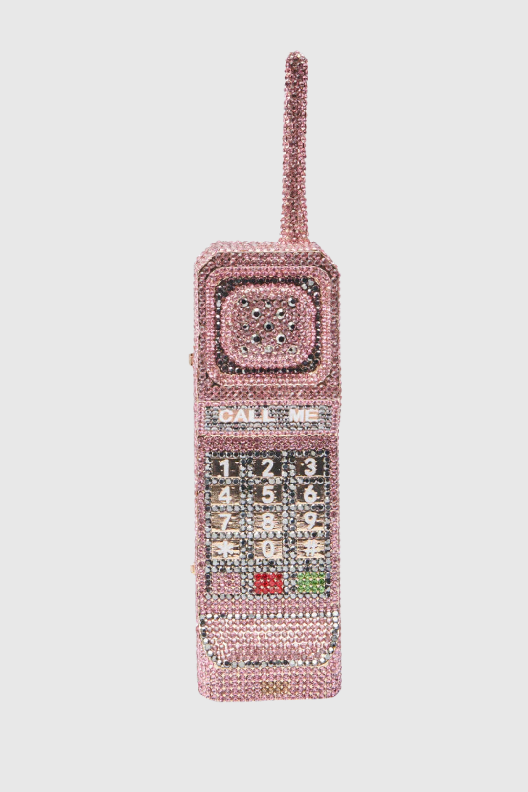 Griffin Phone Rhinestone Clutch - Pink