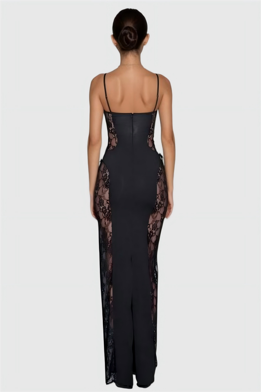 Hosea Lace Patchwork Maxi Dress