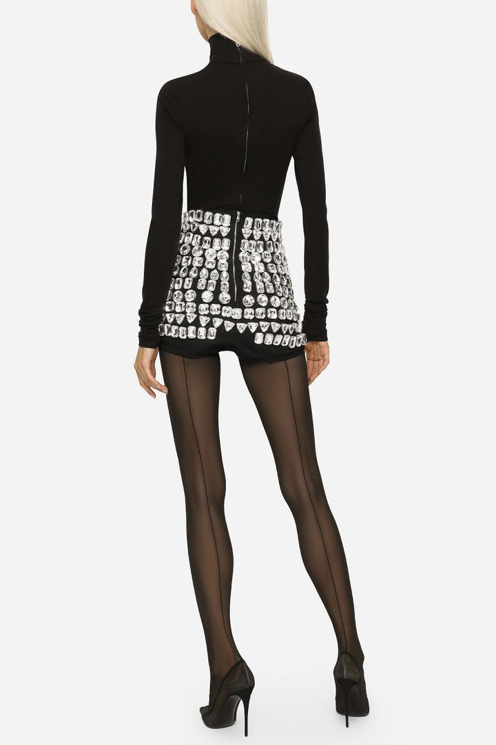 Isadora Diamante embellished Micro Shorts