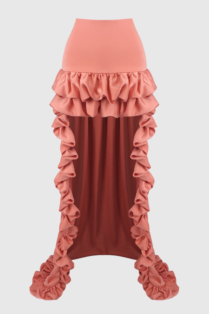 Janice Ruffle Skirt - Pink