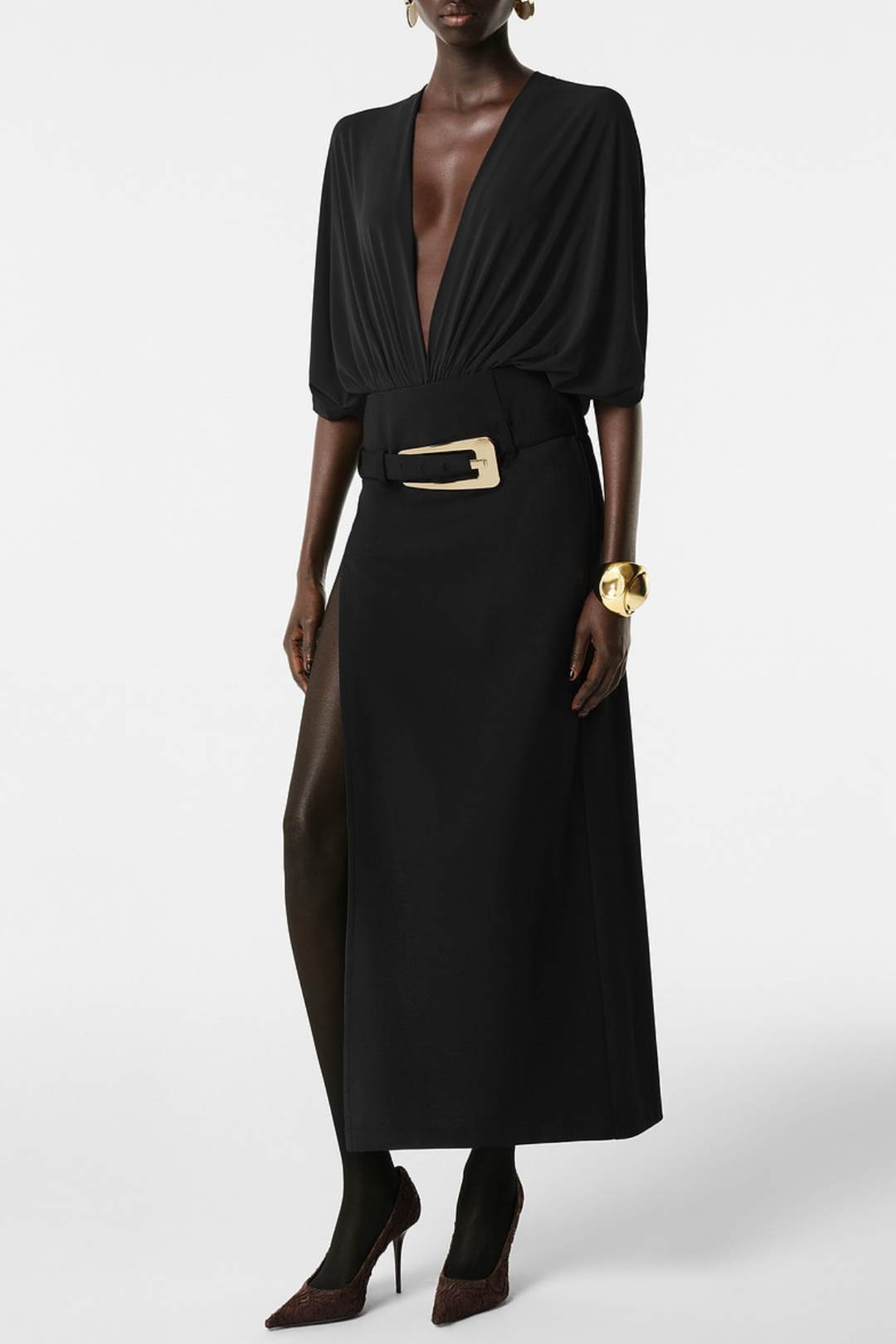 Jedidah Belted Maxi Skirt