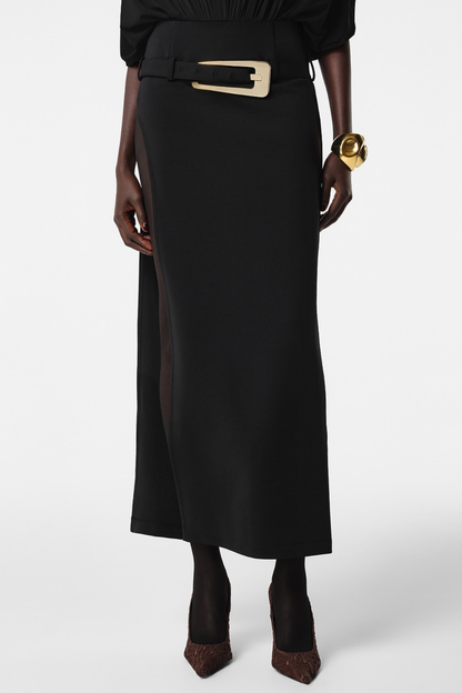 Jedidah Belted Maxi Skirt