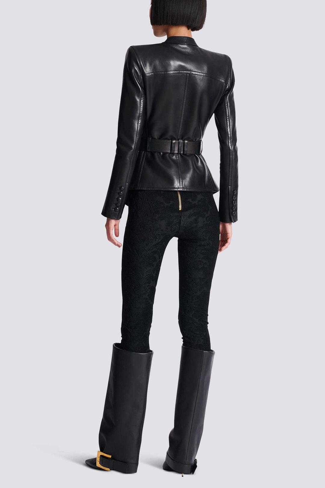 Jodell Belted Leather Jacket