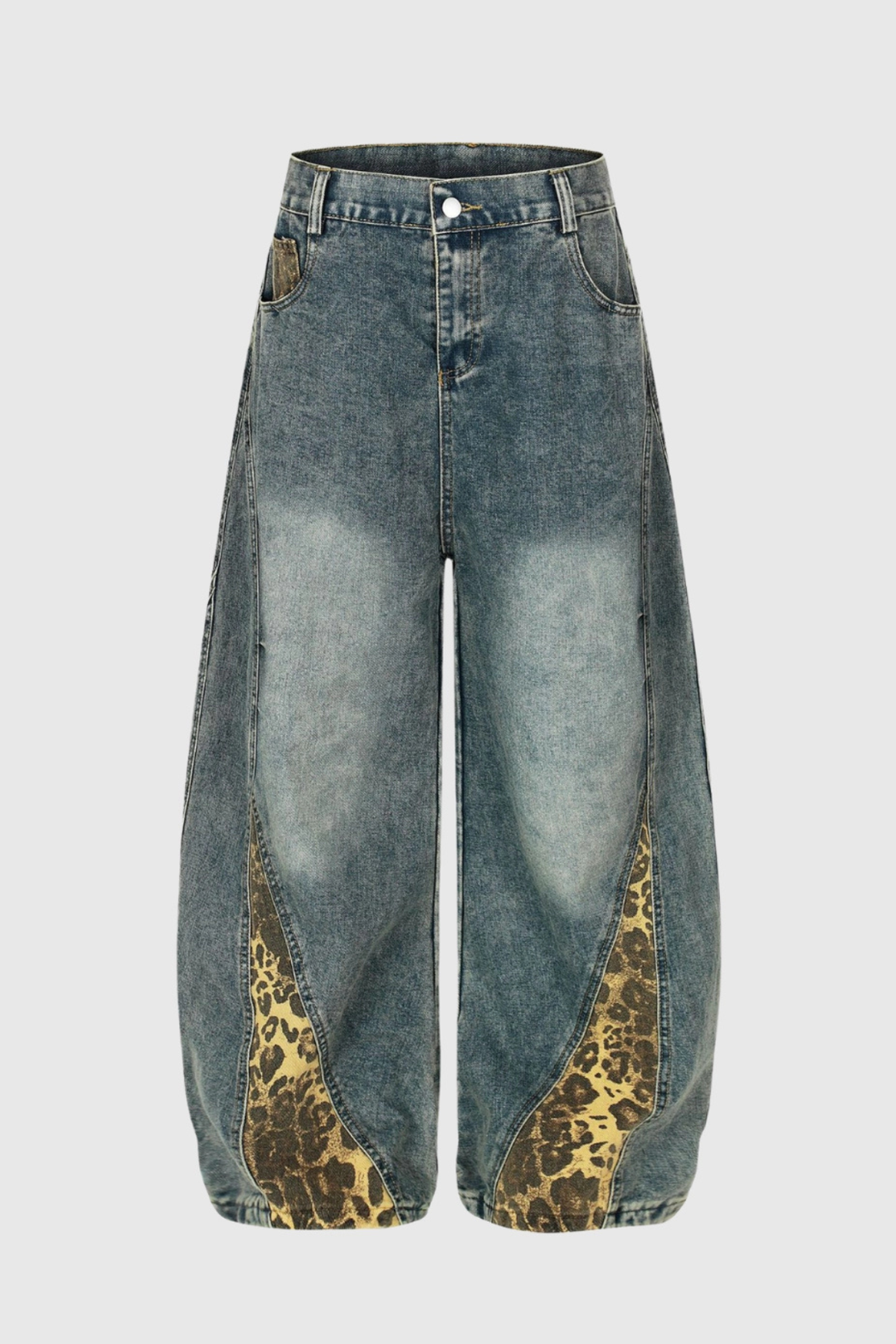 Keiko Leopard Deconstruct Jeans