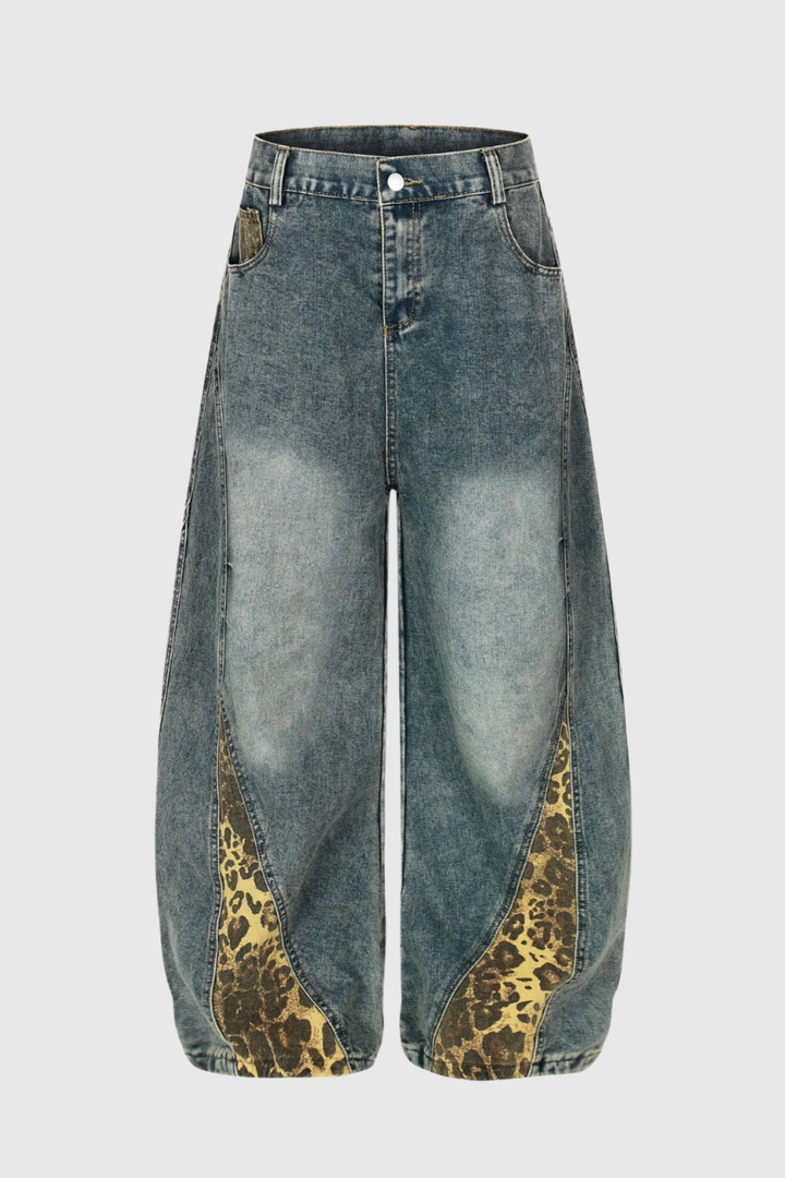 Keiko Leopard Deconstruct Jeans