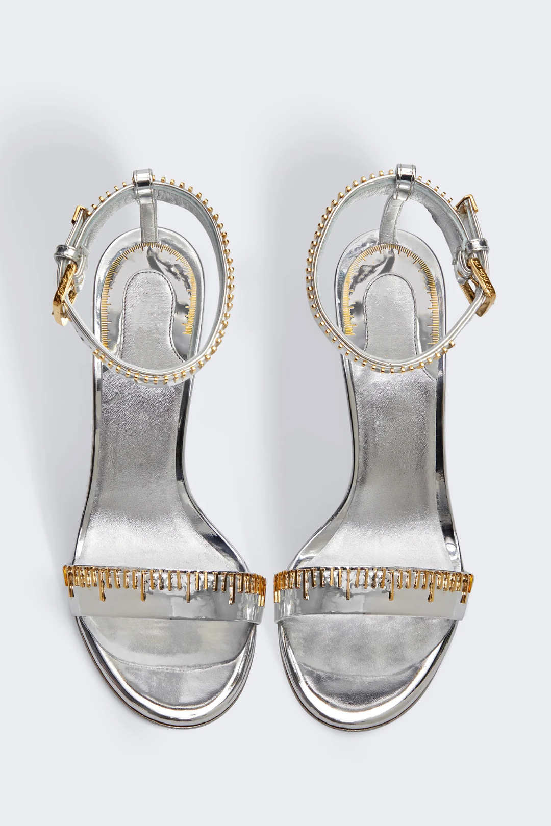 Kormla  Measuring Tape Sandals - Silver