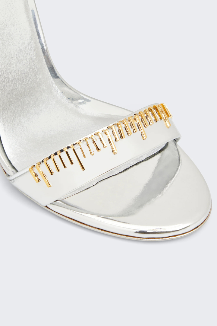 Kormla  Measuring Tape Sandals - Silver