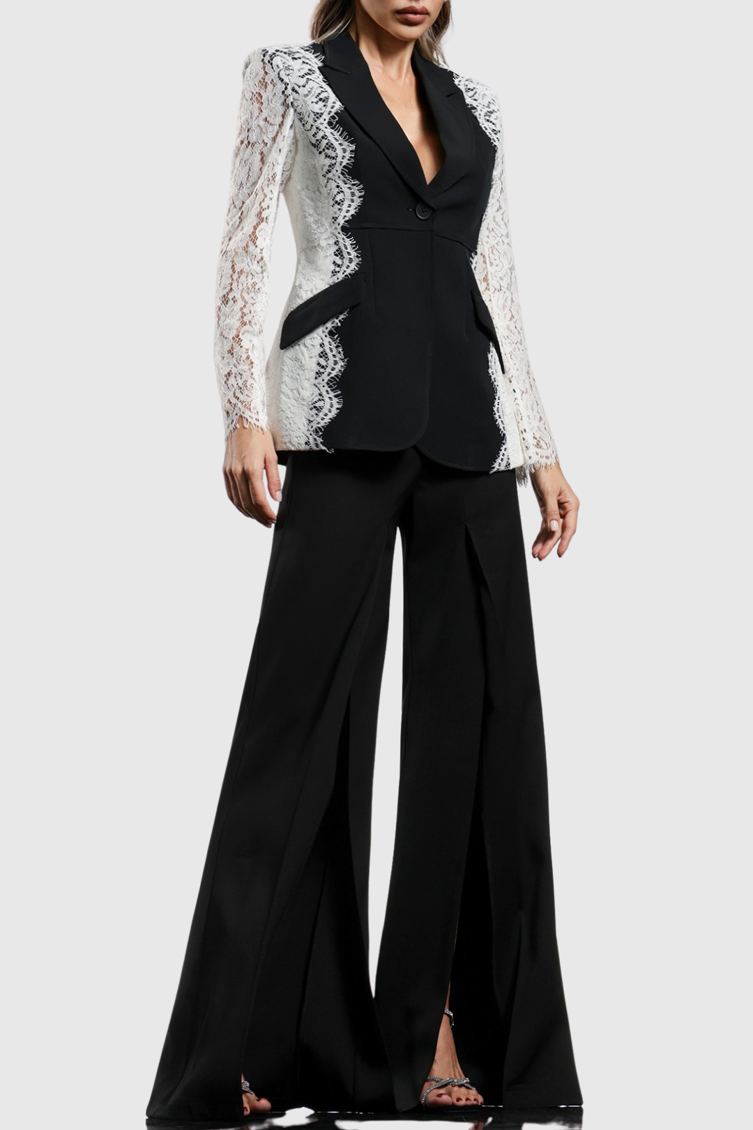 Kottya Lace-trimmed Blazer