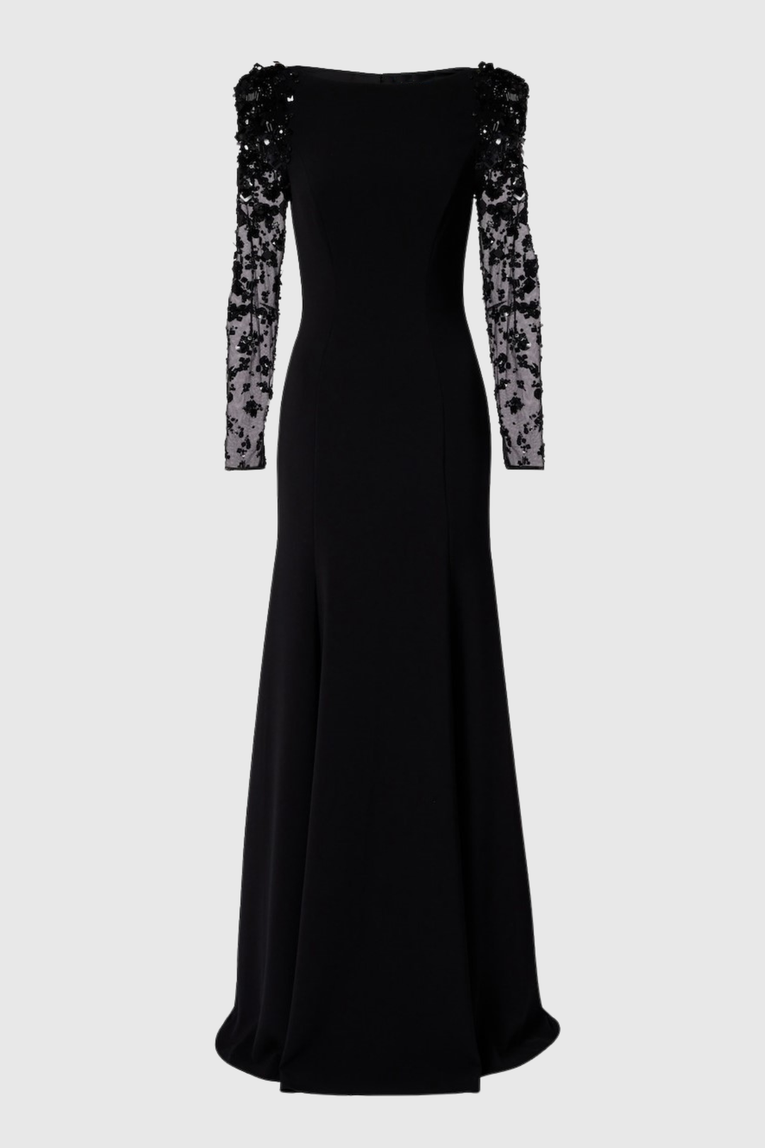 Lafay Sequin Embellished Maxi Dress - Black
