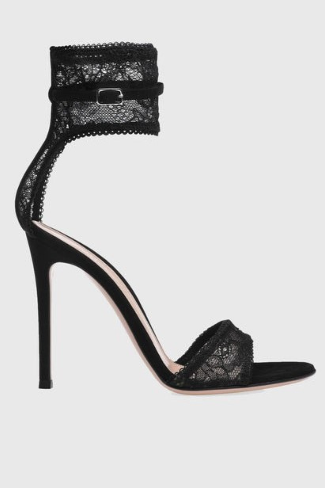 Lagoma Lace Strap Sandals - Black