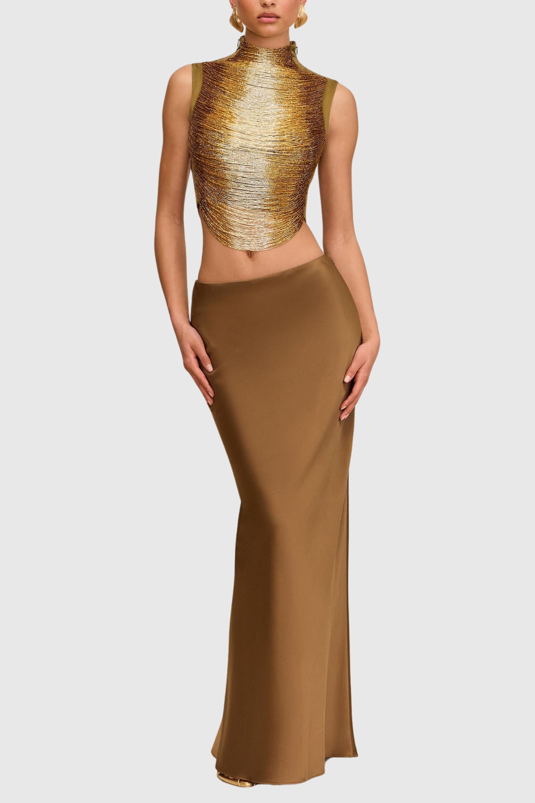 Laikla Fringe Sleeveless Top - Gold
