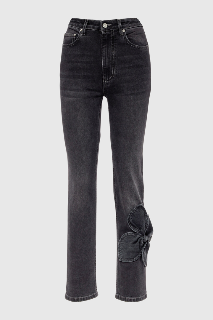 Laneya Floral Denim Top & Jeans Set