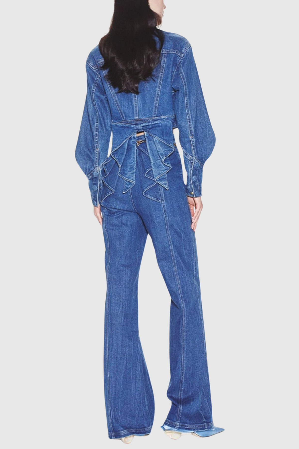 Maroso Back Bowknot Jeans