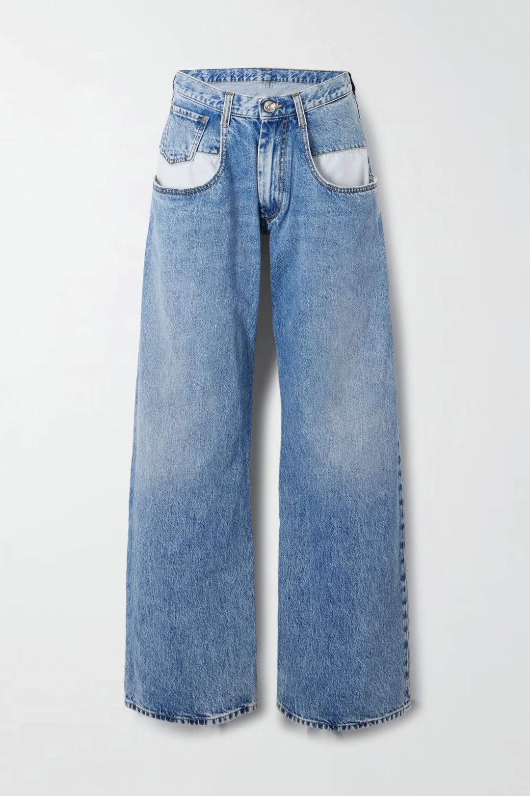 Mielya Pocket Faded Jeans