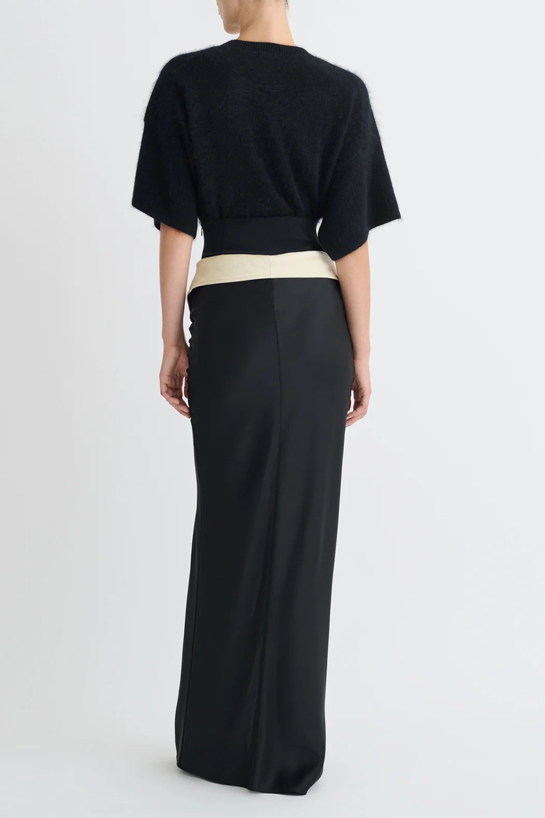 Neonia Folded Waistline Maxi Skirt