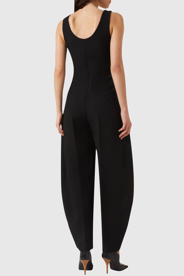 Oceane Denim Jumpsuit - Black