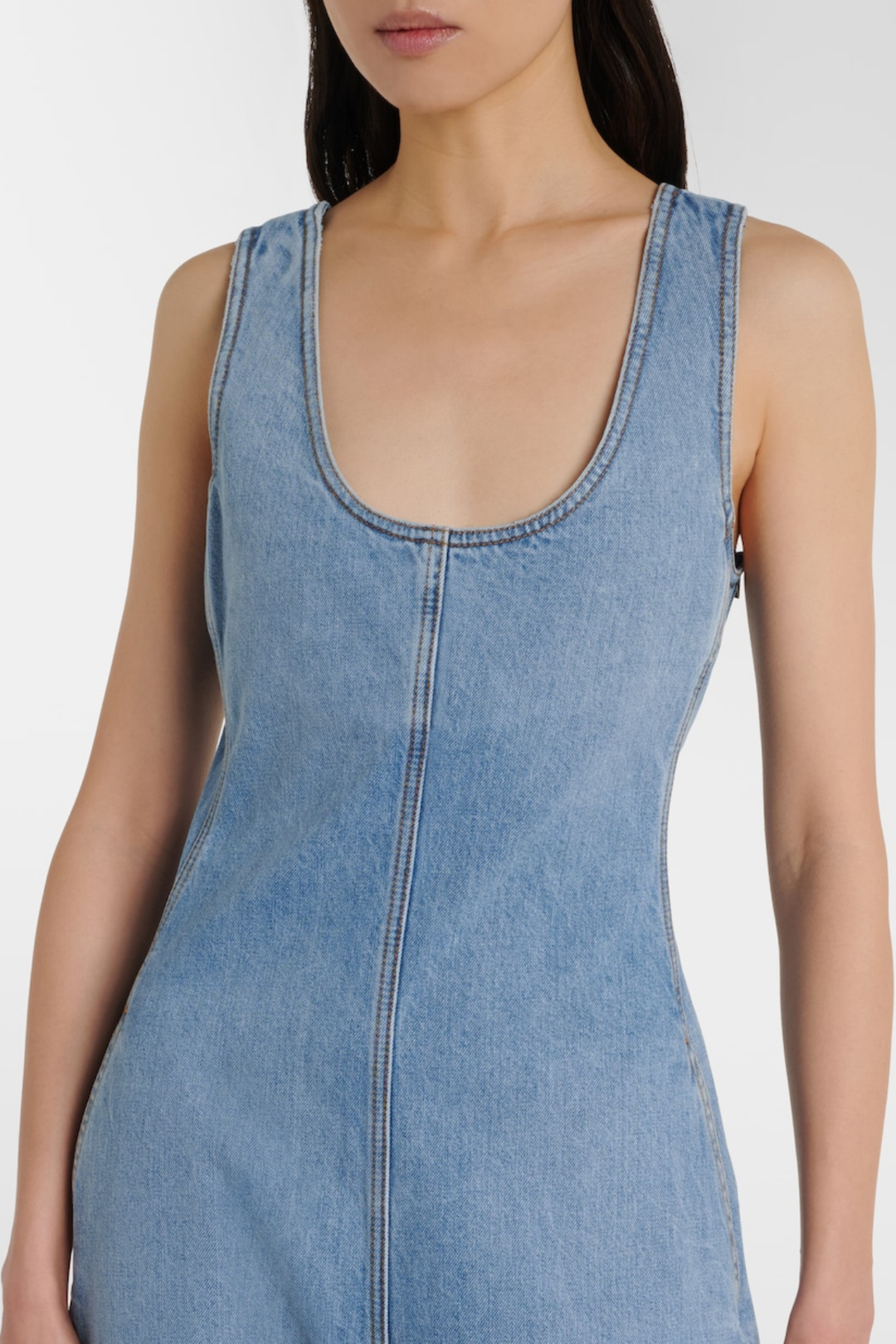 Oceane Denim Jumpsuit - Blue