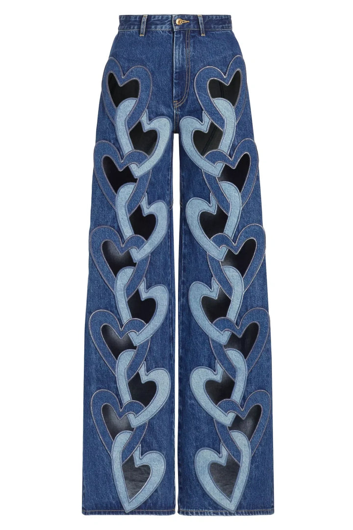 Odalys Heart Cutout Jeans