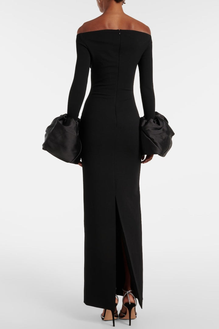 Olindan Off Shoulder Maxi Dress - Black
