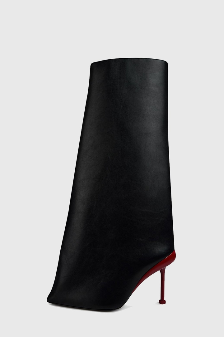 Pablo Slash Flare Knee High Boots