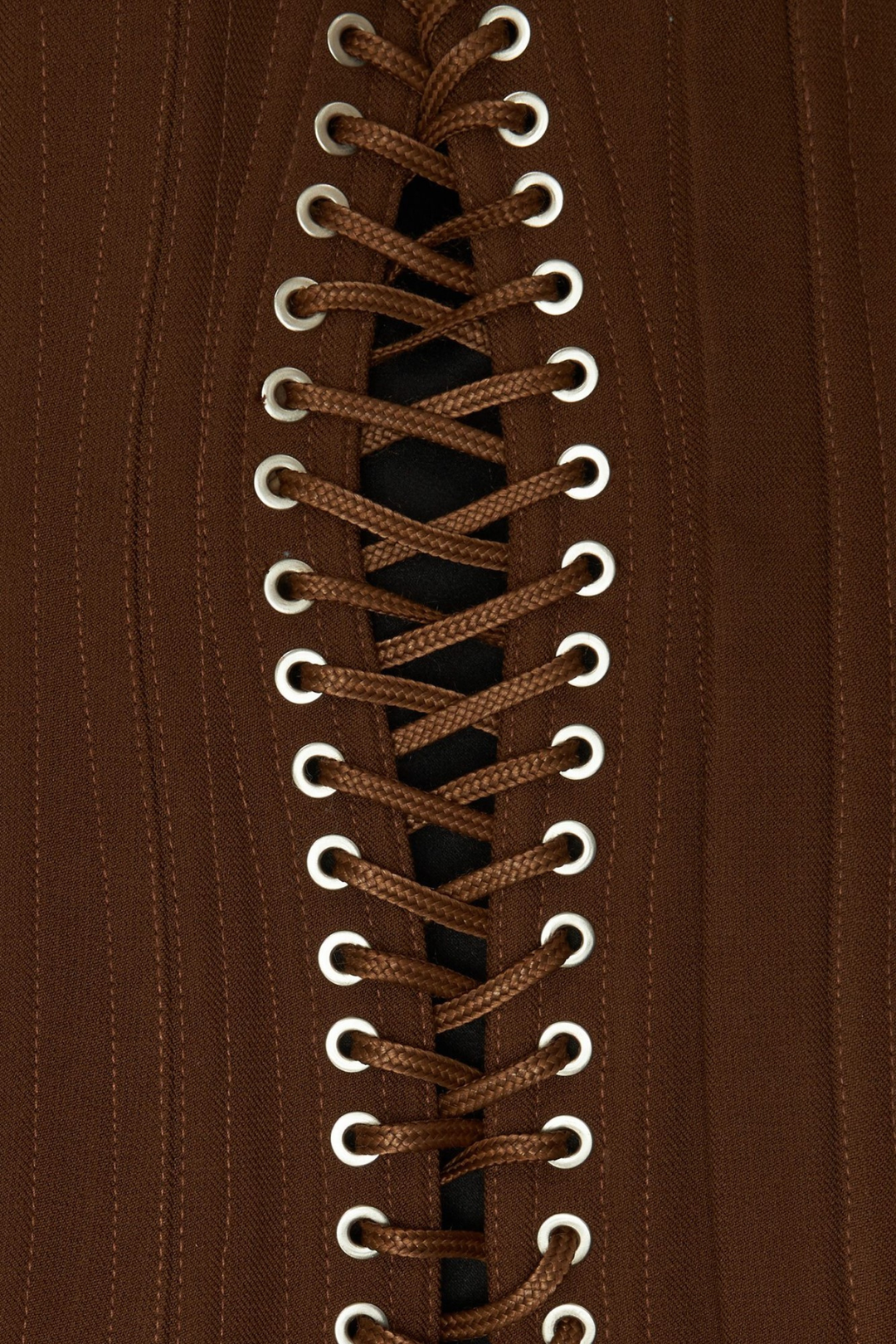 Pavati Lace Up Corset - Brown