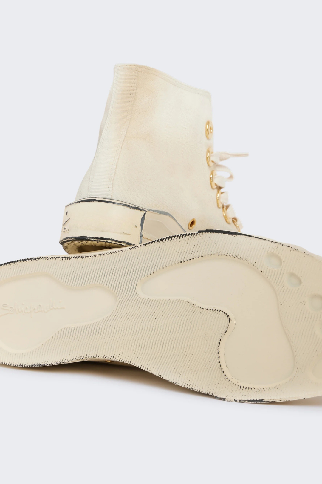 Peonza Gold Toes Canvas Sneakers - White