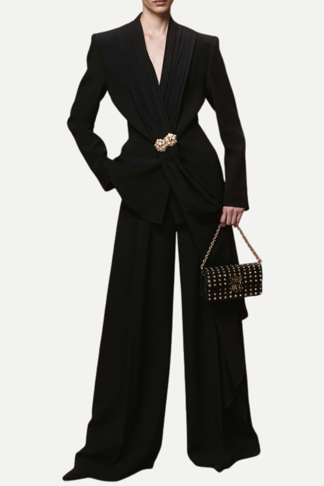 Philip Ruched Blazer & Pants Set