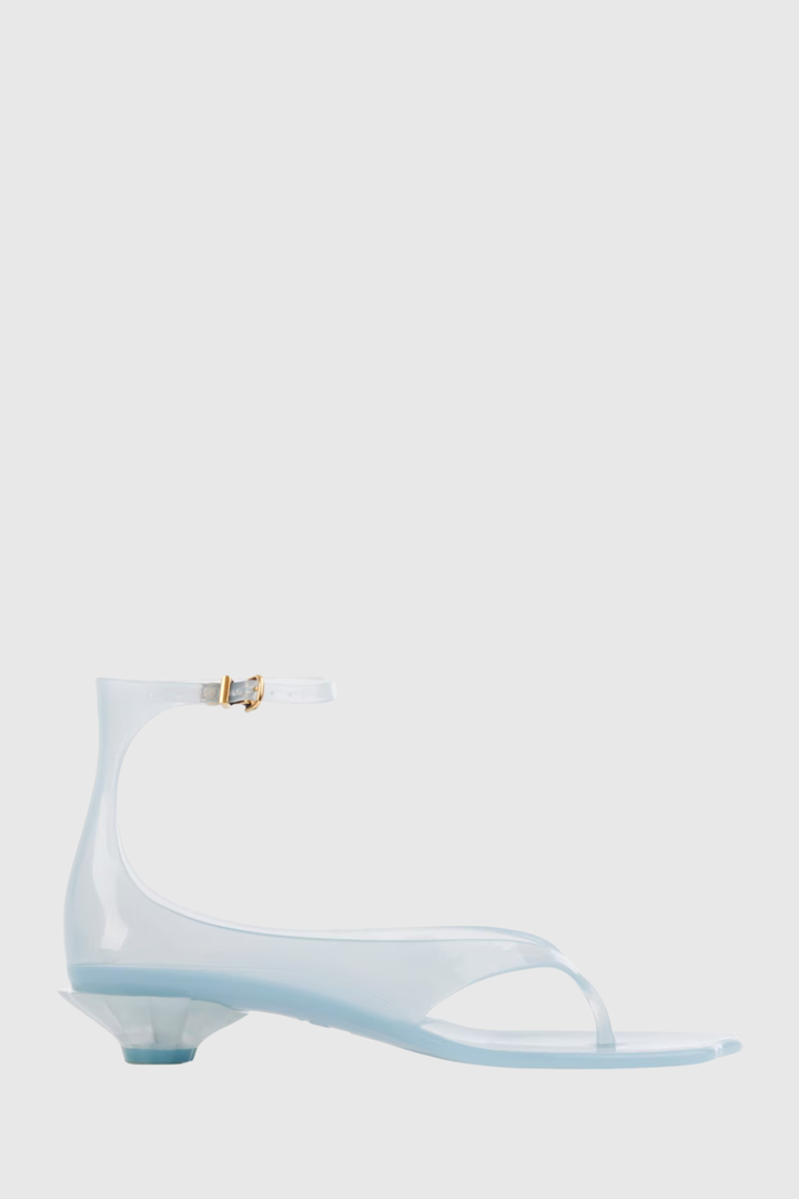Raylon Jelly Thong Sandals - Blue