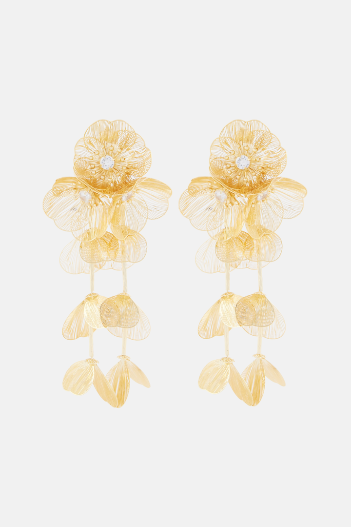 Samine Floral Embellished Earrings