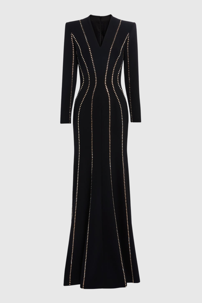 Sanja Crystal Embellished Maxi Dress